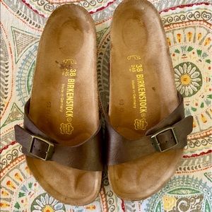 Birkenstock Madrid size 38 mocha brown